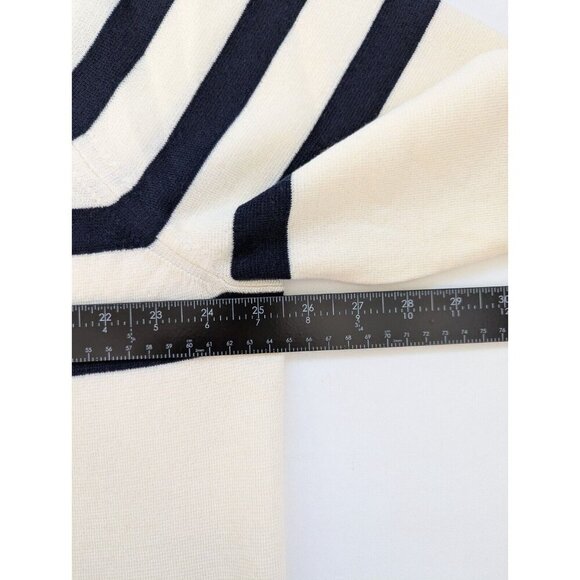 New J. Crew Merino Wool Women's Striped Sweater Size 3X - Picture 6 of 9